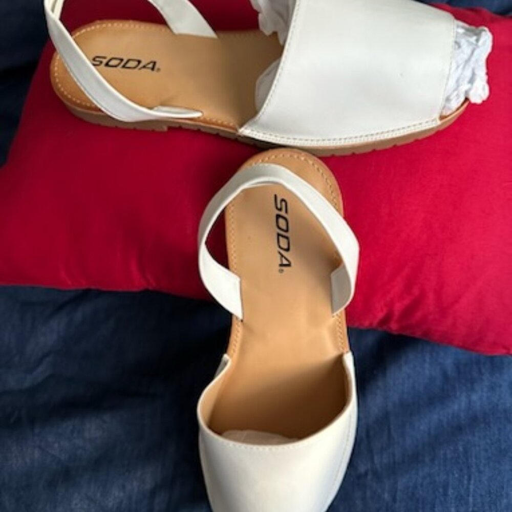 White Summer Sandal